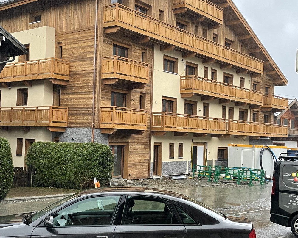 Réhabilitation d'un chalet à Megève.